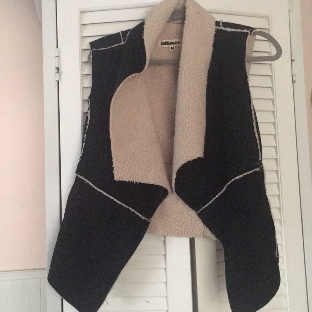 Faux Sheep Lined Vest